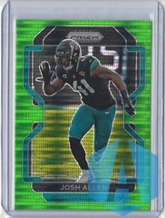 2021 Panini Prizm Neon Green Pulsar Prizm #15 Josh Allen Jacksonville Jaguars